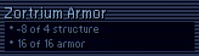 Strategic ship armor and structure display