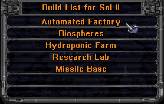 Default automatic build queue